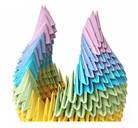 оригами лебедь 16